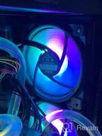 картинка 3 прикреплена к отзыву 🌙 Pccooler серии Moonlight PC-3M120 RGB светодиодный компьютерный корпусный вентилятор - PWM компьютерный вентилятор для охлаждения ПК и ЦП - двойной тихий вентилятор с множеством режимов освещения, включая контроллер от Ghazanfar Ali ᠌