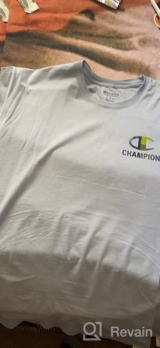 img 1 attached to Champion Men's Classic Graphic White 👕 Active Wear: Timeless Style for Men's Clothing review by Brandon Hunter