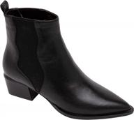 western inspired leather or suede mid-height booties by linea paolo - easy pull-on style for ultimate comfort and style logo