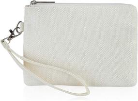 img 2 attached to Vegan Leatherette Clutch Pouch Purse Women's Handbags & Wallets ~ Wristlets