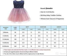 img 3 attached to Glamulice Princess Christening Bridesmaid Champagne Apparel & Accessories Baby Boys ... Clothing