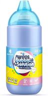 betheaces bubble solution refill 34-oz for weddings, parties, birthdays - includes funnel and bubble machine guns wands (ages 3+) logo