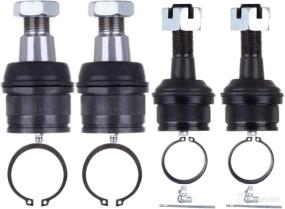 img 4 attached to 🔧 High-Quality ECCPP 4pcs Front Suspension Kit: Lower Upper Ball Joint for Dodge Ram 2500 3500, Ford Excursion, and F-250 Super Duty 4WD