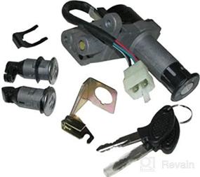 img 4 attached to 🛵 New Jonway 150QT-12 150cc Scooter Moped Ignition Key Switch Assembly Set