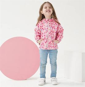 img 3 attached to Feidoog Toddler Cartoon Outerwear Windbreaker Apparel & Accessories Baby Girls : Clothing