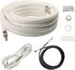 insulated coil line set hvac with fittings - wostore 25 ft. copper pipes 1/4&3/8 inch 3/8" pe for mini split air conditioner logo