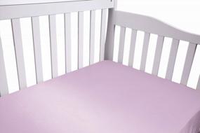 img 1 attached to Pro Goleem Satin Soft Crib Sheet Great For Baby With Sensitive Hair Silky Baby Mattress Sheet Pink 52’’X28’’X8’’ Fitted Sheet For Girls