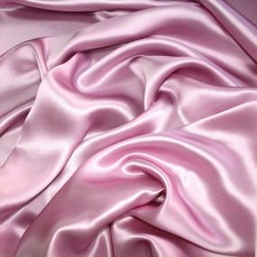 img 3 attached to Pro Goleem Satin Soft Crib Sheet Great For Baby With Sensitive Hair Silky Baby Mattress Sheet Pink 52’’X28’’X8’’ Fitted Sheet For Girls
