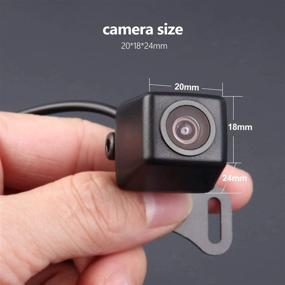 img 3 attached to Eonon 2021 Backup Camera: Wide Angle 170° Waterproof Rearview for All Car Stereos