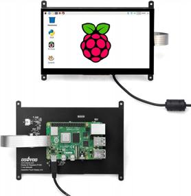 img 1 attached to 🖥️ Get started with the OSOYOO Raspberry Capacitive Touchscreen - 7" portable display with 800X480P resolution and 60Hz refresh rate!