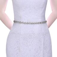 azaleas bridal rhinestone bridesmaid dress women's accessories : belts logo