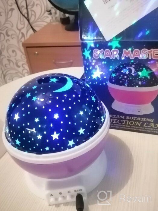 img 1 attached to Night Projector Star Master Starry Sky 012-1361, 2.6 W, Armature color: purple, Plafon color: colorless review by Edyta Przybylska ᠌