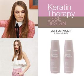 img 3 attached to 💆 Minimize Frizz and Tame Your Hair with Alfaparf Milano Keratin Smoothing Conditioner