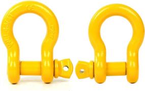 img 4 attached to 8Milelake Shackle Galvanized Vehicle Recovery Exterior Accessories