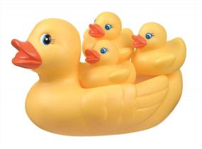 img 3 attached to STEM Bath Duckie Family Toy For Babies, Infants, And Toddlers By Playgro - Encouraging Imagination And Learning For A Bright Future