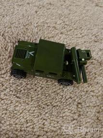 img 5 attached to 6-Pack Hautton Diecast Military Toy Vehicles: Tank, Panzer, Attack Helicopter, and More for Kids' Army Playset