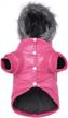 stay warm & stylish with lesypet pink dog winter coat for small dogs logo