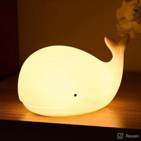 img 4 attached to Cute Night Light Kids Rechargeable