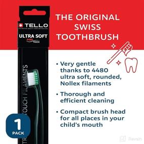 img 2 attached to 🦷 Swiss Small Ergonomic Toothbrush for Effective Cleaning