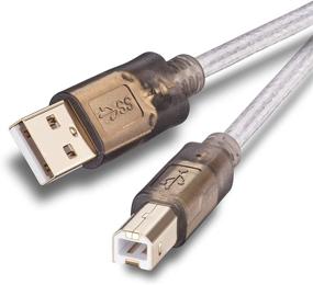 img 4 attached to 🔌 High-Speed 30Ft USB Printer Cable for HP, Canon, Lexmark, Dell, Xerox, Samsung - Type A Male to B Male