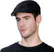 mens cotton flat cap ivy gatsby newsboy driving irish cabbie golf hat by jeff & aimy summer logo
