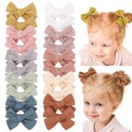 20pcs barrettes accessories little toddler logo