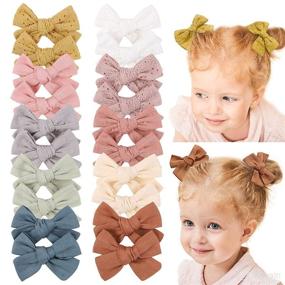 img 4 attached to 20Pcs Barrettes Accessories Little Toddler