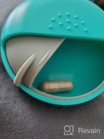 img 5 attached to Rose Locking Decorative Pill Box - Cute And Compact Daily Case For Purse