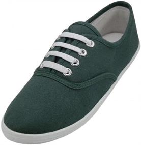 img 1 attached to Stylish And Versatile: Choose From 18 Colors Of Canvas Sneakers For Women
