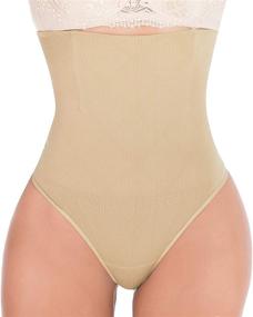 img 4 attached to 👗 Hioffer Women's Clothing - Cincher Girdle Slimmer Shapewear: Lingerie, Sleep & Lounge
