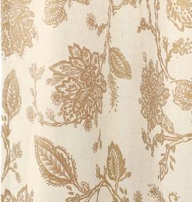 img 1 attached to Add Style And Functionality To Your Window With Freda Jacobean Floral Blackout Valance