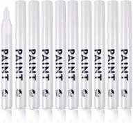 waterproof white paint pen tire marker for rock car tyre tread rubber that never fades (pack of 10) logo