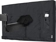 protect your outdoor tv with the ultimate 40-43 inch cover: weatherproof material, wall mount compatible, and smart tv remote cover included! logo