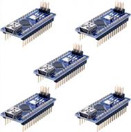 5pcs longruner arduino mini nano v3.0 atmega328p micro controller board module with usb cable for arduinoide logo