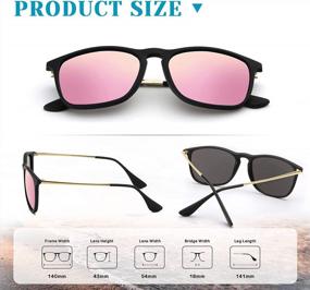 img 2 attached to Stylish And Safe: Protect Your Eyes With KALIYADI Polarized Vintage Sunglasses For Both Men And Women