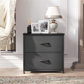 img 3 attached to CubiCubi Dresser Nightstand Organizer Entryway Furniture : Bedroom Furniture