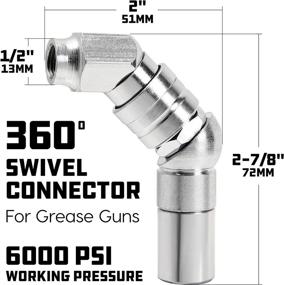 img 3 attached to 🔁 Enhanced Powerbuilt 648759 Swivel Coupler with 360° Rotation