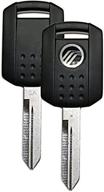 mercury 1 oem factory original single key with transponder chip 164-r8079 and 5913439 логотип