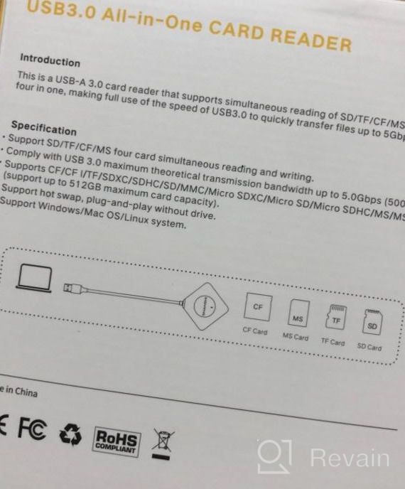 img 1 attached to SNANSHI 4 In 1 USB C Card Reader: Simultaneously Read 4 SD Cards At 5Gbps Speed review by Mike Slippy