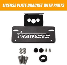 img 3 attached to High-Performance Ninja 400 Fender Eliminator Kit | License Plate Bracket for 2018-2021 Kawasaki Ninja 400 Z400 Motorcycles