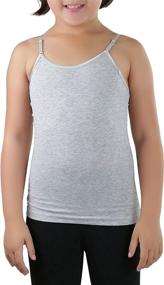 img 1 attached to ToBeInStyle Girls Adjustable Strap Camisole Girls' Clothing via Tops, Tees & Blouses