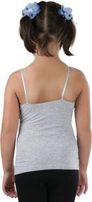 img 3 attached to ToBeInStyle Girls Adjustable Strap Camisole Girls' Clothing via Tops, Tees & Blouses