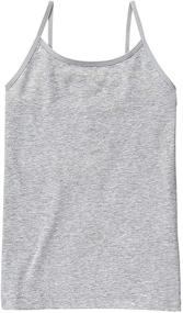 img 4 attached to ToBeInStyle Girls Adjustable Strap Camisole Girls' Clothing via Tops, Tees & Blouses