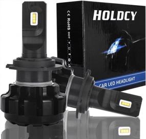 img 4 attached to H7 60W 12000 Lumen LED Headlight Bulbs - 6000K Cool White Halogen Replacement - 1 Year Warranty (1 Pair)