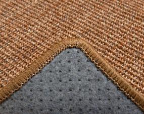 img 1 attached to 🐈 LSAIFATER Cat Scratching Mat - Natural Sisal, Furniture Protector, Horizontal Floor Scratching Pad Rug - Protect Carpets & Sofas (11.8x14.9 inch, Brown)