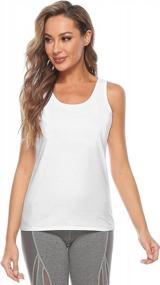 img 2 attached to 3-Pack Orrpally Cotton Tank Tops With Shelf Bra For Women - Comfortable Undershirts With Built-In Bra Cami