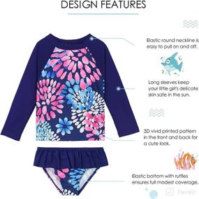 img 2 attached to Swimsuit Bathing Sleeve Toddler Swimwear Apparel & Accessories Baby Boys - Clothing