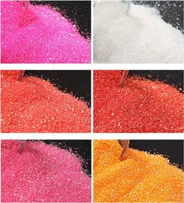 img 3 attached to 180G Polyester Festival Glitter - 12 Colors Of NODDWAY Iridescent Extra Fine Glitter For Tumbler, Resin, Slime Decoration