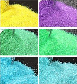 img 2 attached to 180G Polyester Festival Glitter - 12 Colors Of NODDWAY Iridescent Extra Fine Glitter For Tumbler, Resin, Slime Decoration