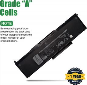 img 1 attached to Long-Lasting Replacement Battery For Dell Latitude 5590/5580/5591 & Precision 3520/3530 Series - VG93N WFWKK